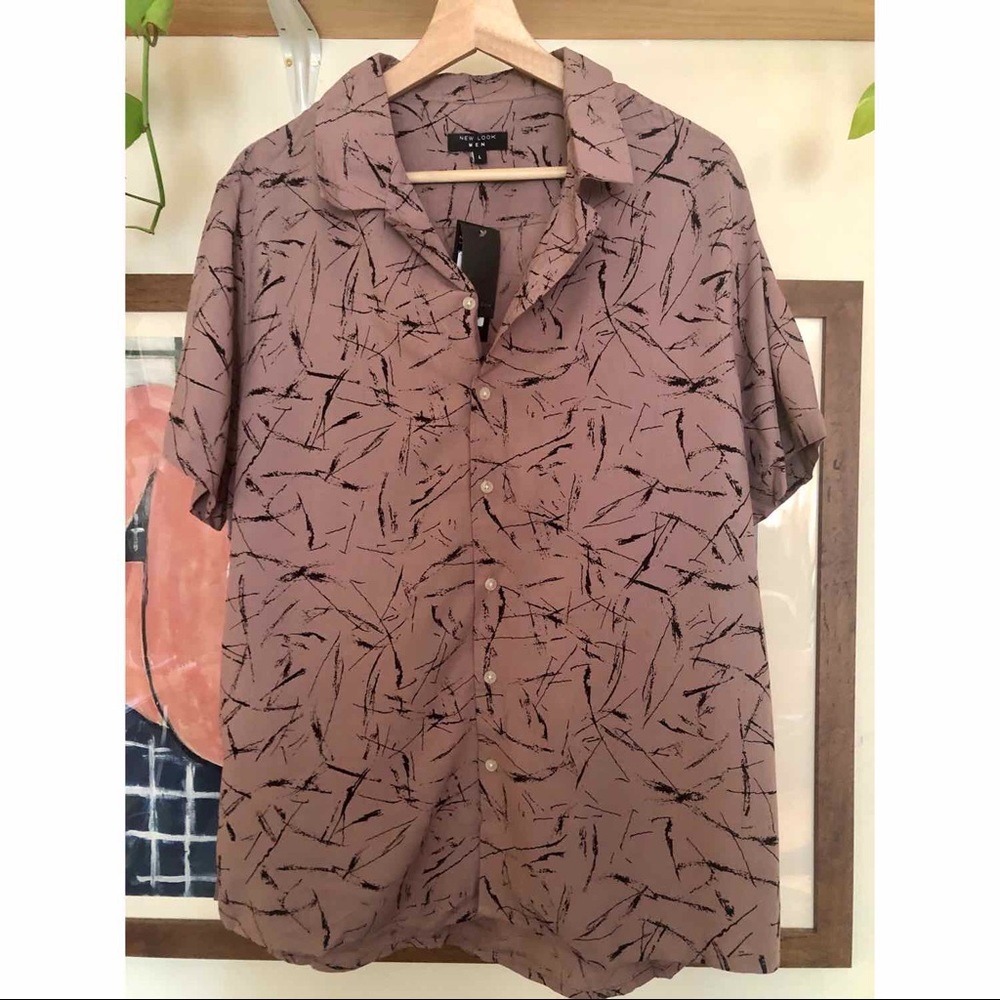 New Look Men’s unisex button up NWT